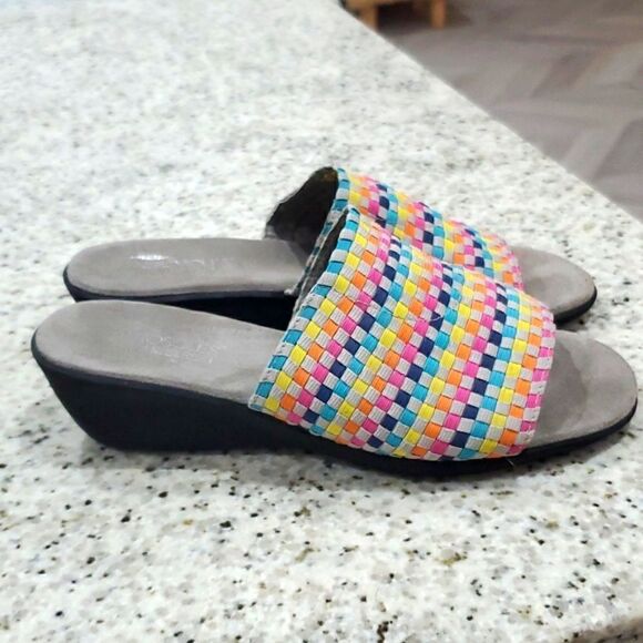Aerosoles Cake Badder multicolored slide sandals size 9 - Picture 2 of 8